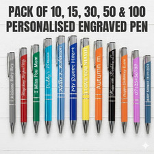 Personalised Pens 10-100 BULK