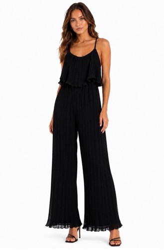 New ally fashion black - black, pleated