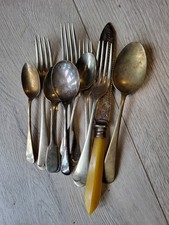 EPNS Mixed Cutlery Not Matched Job Lot Vintage 11 pieces