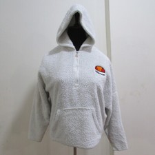 Ellesse Vtg Women’s Fleece Hoodies White Chest Size 42/44 UK L Sku Y05497