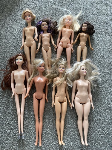 Bundle naked barbie - 8x,
