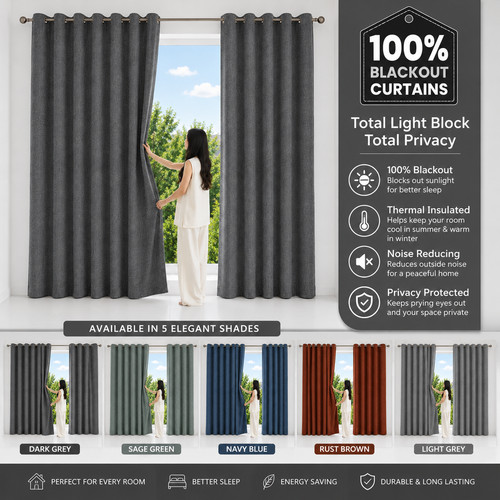 100 blackout curtains thermal - 100,