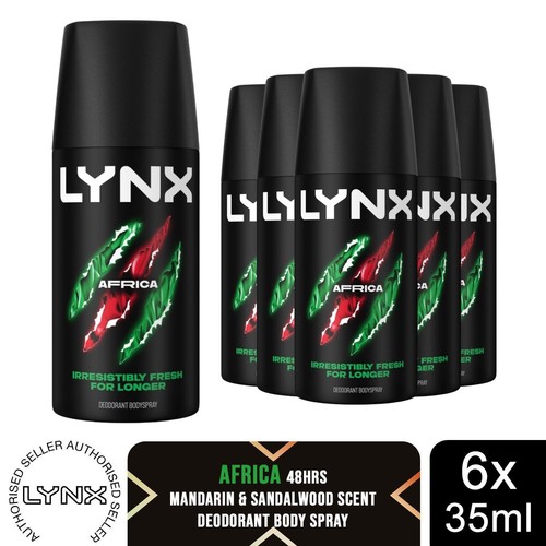 Lynx africa body spray 35ml - 35ml, 6