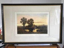 Large Limited Edition Dusk Gerald Coulson Picture Frame. No 32/850. Quality item