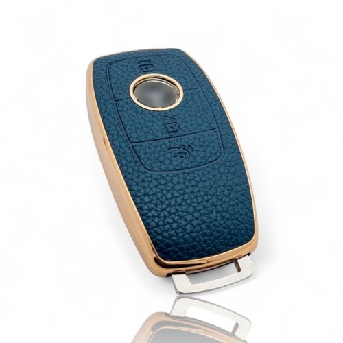 Blue tpu car key fob - blue,