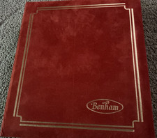 BENHAM ALBUM FULL OF BENHAM SILK FDC’S 1989-91 VGC SUEDETTE ALBUM 50 COVERS.