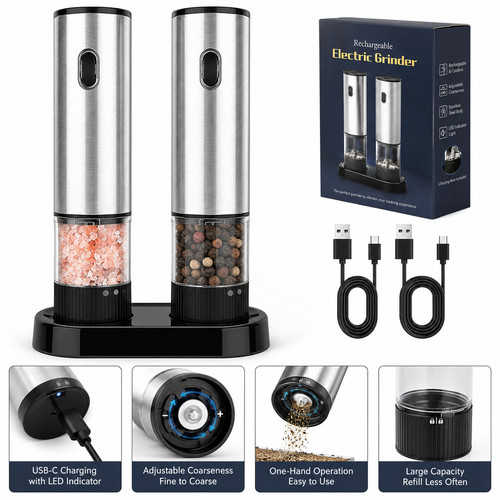 Rechargeable electric salt - rechargeable,