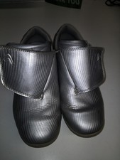 Clarks Football Boots Silver