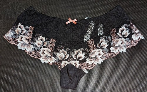 Aubade lace black - black, pink