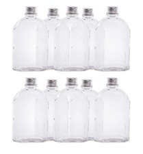 Glass Flask Bottles with Lids