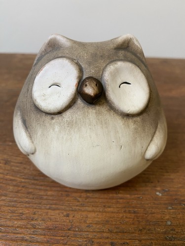 Small cute pottery owl - cute,