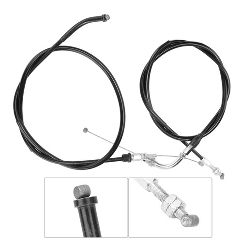 Motorcycle throttle cable set - throttle,