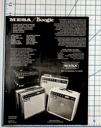 Vintage mesa boogie guitar - mesa/boogie,