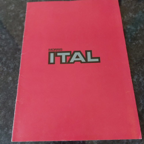 Morris ital brochure - brochure, c1980