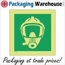 MR088 EMERGENCY ESCAPE BREATHING DEVICE MASK RESCUE FIRE FUMES OXYGEN SIGN