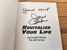 Jack LaLanne SIGNED Revitalize Your Life Secrets Longevity First Edition COA