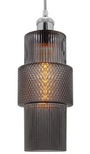 Vintage Smoked Glass Shade