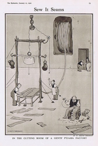 Heath robinson the gents - w.,