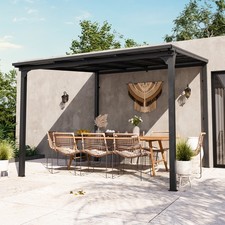 Wall Mounted Gazebo Galvanized