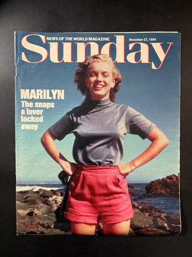 Marilyn monroe sunday magazine - marilyn,