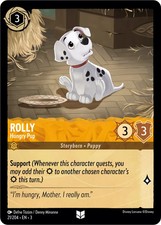 4x Rolly - Hungry Pup 21/204 Lorcana [Playset, Into the Inklands]