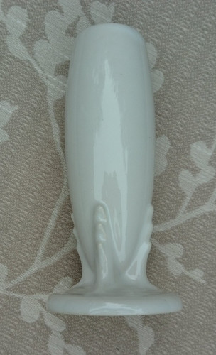 Fiesta bud vase white new - vase,