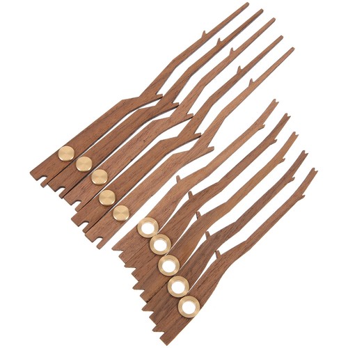 Durable wooden clock - wooden, hands