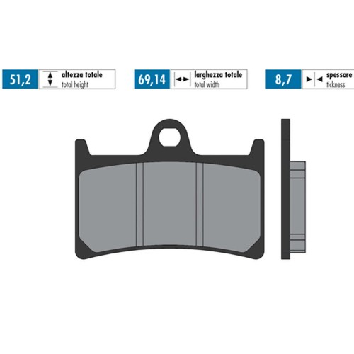 Polini sintered brake pads - polini,