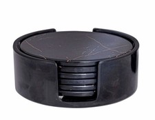 Coaster Set of 6 with Holder