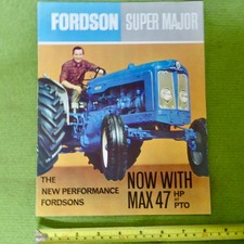 Fordson Super Major Tractor Sales Brochure 1960's