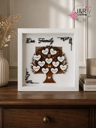 Personalised family tree frame - personalised,