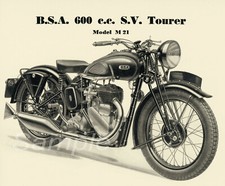 VINTAGE BSA 600 1937