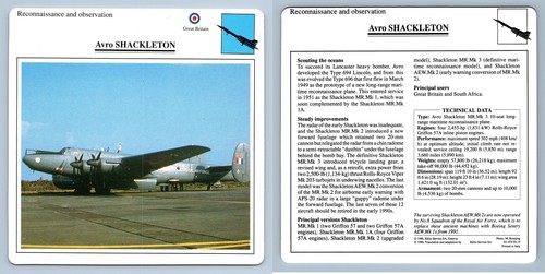 Avro shackleton recon obs - shackleton, recon.