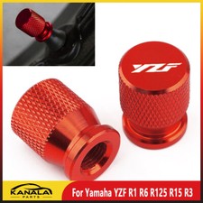 For Yamaha YZF R1 R6 R125 R15 R3 All Years Motorcycle Tire Valve Aluminum Covers