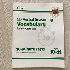 11+ CGP 11 Plus GL 10mins test - Ages 9-10 (Year 5)