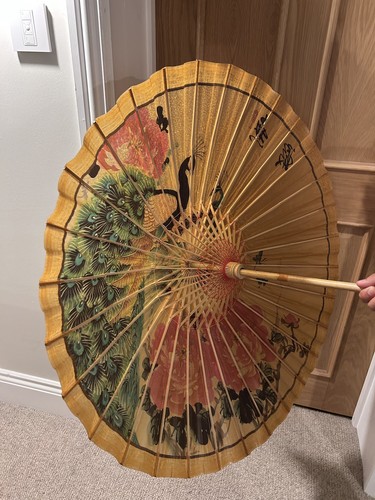 Chinese vintage umbrella hand - vintage, umbrella,