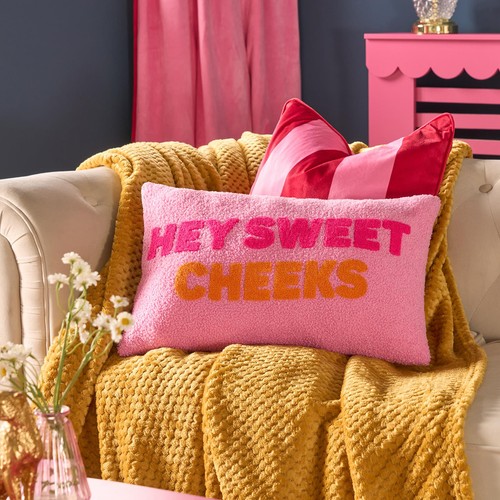Ohs slogan scatter pillow - ohs, hey
