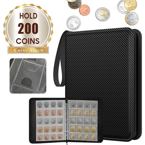 Coin album with zipper - album,