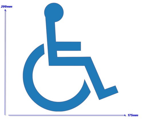 Disabled logo wheelchair car - disabled,
