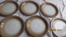 6 x Denby Seville Salad / Dessert Plates 9" 23 cm Wide Set