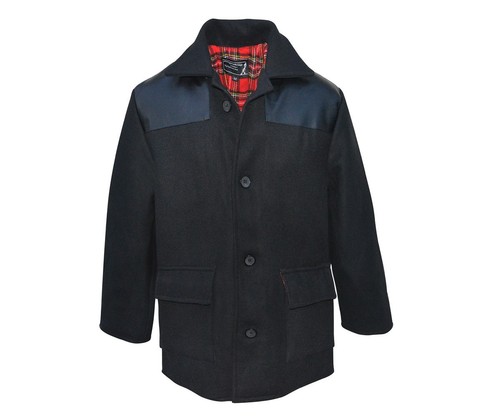 Donkey jacket coat heavy wool - coat,