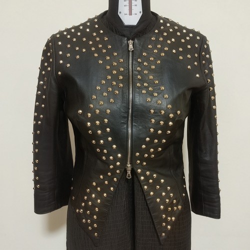 Leather jacket black - leather,