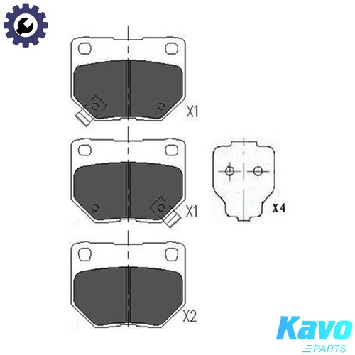 Brake pad set disc - pad,
