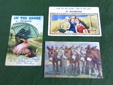 WEYMOUTH Dorset X3 Novelty Umbrella Donkeys