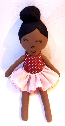 Handmade rag doll soft toy - rag,