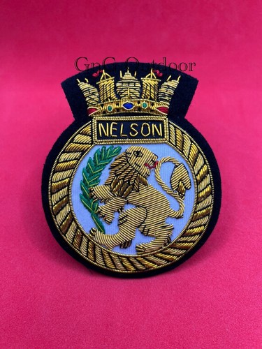 Hms nelson blazer badge - hms,