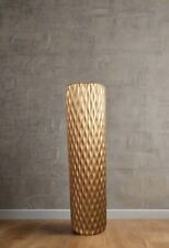 Large Gold Geometric Decorative Floor Standing Ceramic Vase 60cm 24 Inch