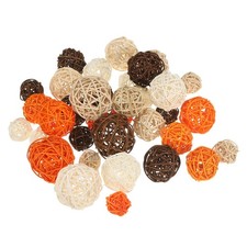 36 Pcs Wicker Rattan Balls
