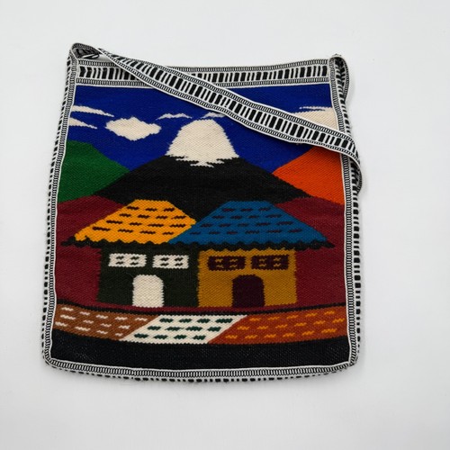Handwoven wool crossbody - wool,