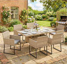 Rattan garden furniture - rattan, dining